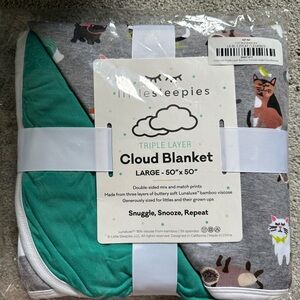 RETIRED Cozy Cats Little Sleepies Cloud Blanket NIB